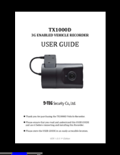 D-Teg TX1000D User Manual