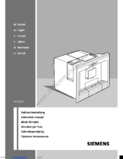 Siemens TK76K573 Instruction Manual