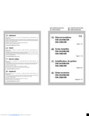 Conrad GW-35R Operating Instructions Manual