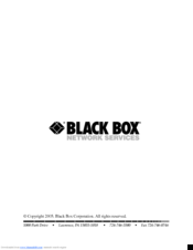 Black Box KV9504A Instruction Manual