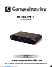 Comprehensive CP-HDACPR10 Operation Manual
