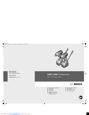 Bosch GDS 18 V Original Operating Instructions