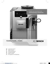 Bosch TES?803 SERIES Instruction Manual