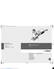 Bosch GST Professional 85 E Original Instructions Manual