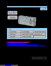 Sony Syber-shot DSC-L1 Service Manual