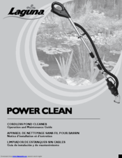 laguna POWER CLEAN Operation And Maintenance Manual