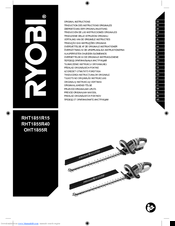 Ryobi RHT1855R40 Original Instructions Manual