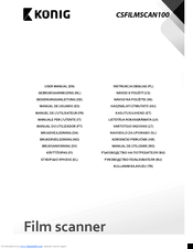 Konig CSFILMSCAN100 User Manual
