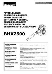 Makita BHX2500 Instruction Manual