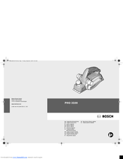 Bosch PHO 3100 Original Instructions Manual