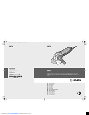 Bosch PWS 850-115 Original Instructions Manual