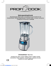 Profi Cook PC-UM 1006 Instruction Manual