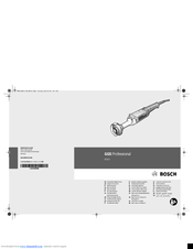 Bosch GGS Professional 6S Original Instructions Manual