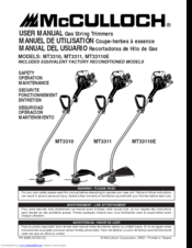 McCulloch MT33110E User Manual