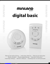 miniland baby digital basic Instruction Manual