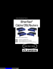 Linksys BEFSR41 - EtherFast Cable/DSL Router Fast Start Manual