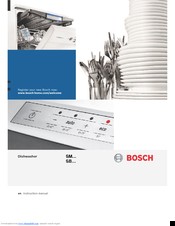 Bosch SBV69M00GB Instruction Manual