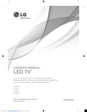 LG 42LN5406-ZA Owner's Manual
