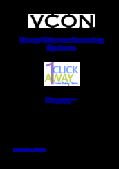 VCON HD3000 User Manual
