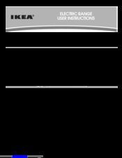 IKEA W10303976A User Instructions