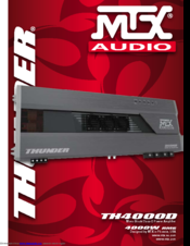 MTX Thunder TH4000D Manual