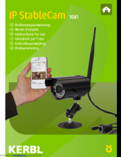 KERBL IP STABLECAM 1081 Instructions For Use Manual