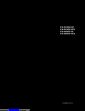 Hoshizaki FM-481AGE-HC Instruction Manual