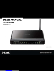 D-Link DVA-G3671B User Manual