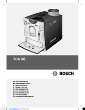 Bosch TCA 56 series Operating Instructions Manual