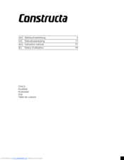 CONSTRUCTA CA4.0 series Instruction Manual