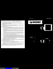 Husky HDN00420 Operating Instructions Manual
