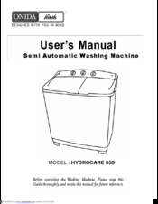 Onida HYDROCARE 85S User Manual