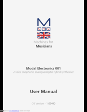 Modal 1 User Manual