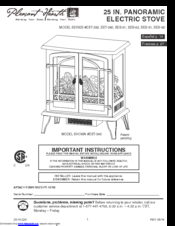 Pleasant Hearth EST-330 Owner's Manual