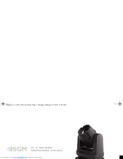 SGM G-1 BEAM User Manual