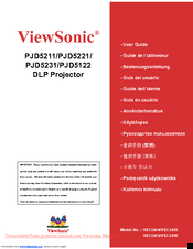 ViewSonic PJD5352 User Manual