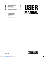 Zanussi ZTEB 288 User Manual