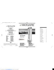 Bionaire BAP1700 Instruction Manual