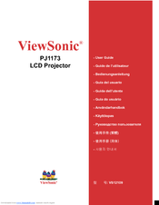 ViewSonic PJ1173 - XGA LCD Projector User Manual