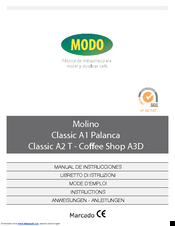 CAMALI MODO MOLINO COFFEE SHOP A3D Instructions Manual