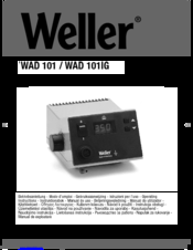 Weller WAD 101IG Operating Instructions Manual