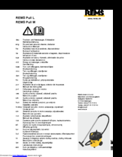 REMS Pull M Instruction Manual