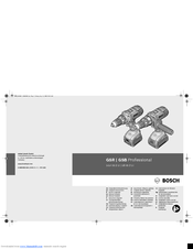Bosch GSB Professional 14.4 VE-2 Li Original Instructions Manual