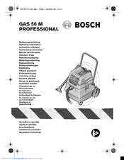 Bosch GAS 50 M Professional Operating Instructions Manual