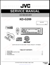 JVC KD-G269 Service Manual