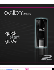 Novatel Ovation MC545 Quick Start Manual