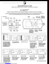 Gecko Aeware Advanced in.k600 Quick Reference Card