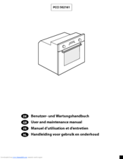 Whirlpool PCCI 502161 User And Maintenance Manual
