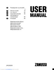 Zanussi ZFG20200 User Manual