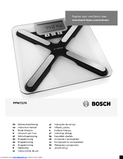 Bosch PPW7170 Instruction Manual